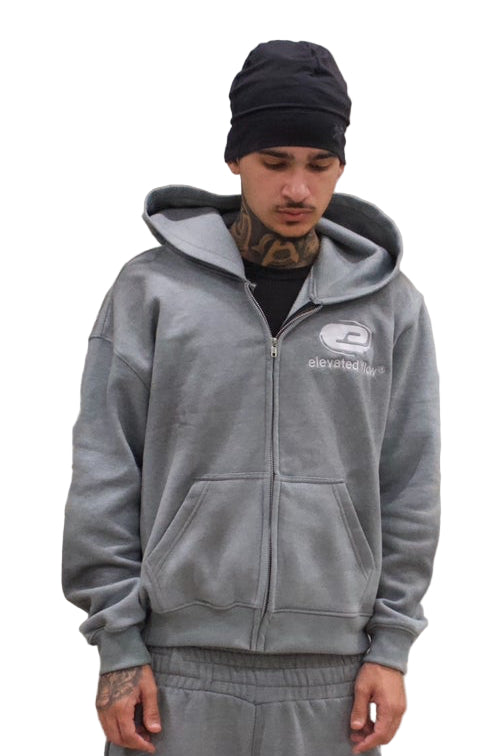 Elevated Essential Heavyweight Hoodie Grey