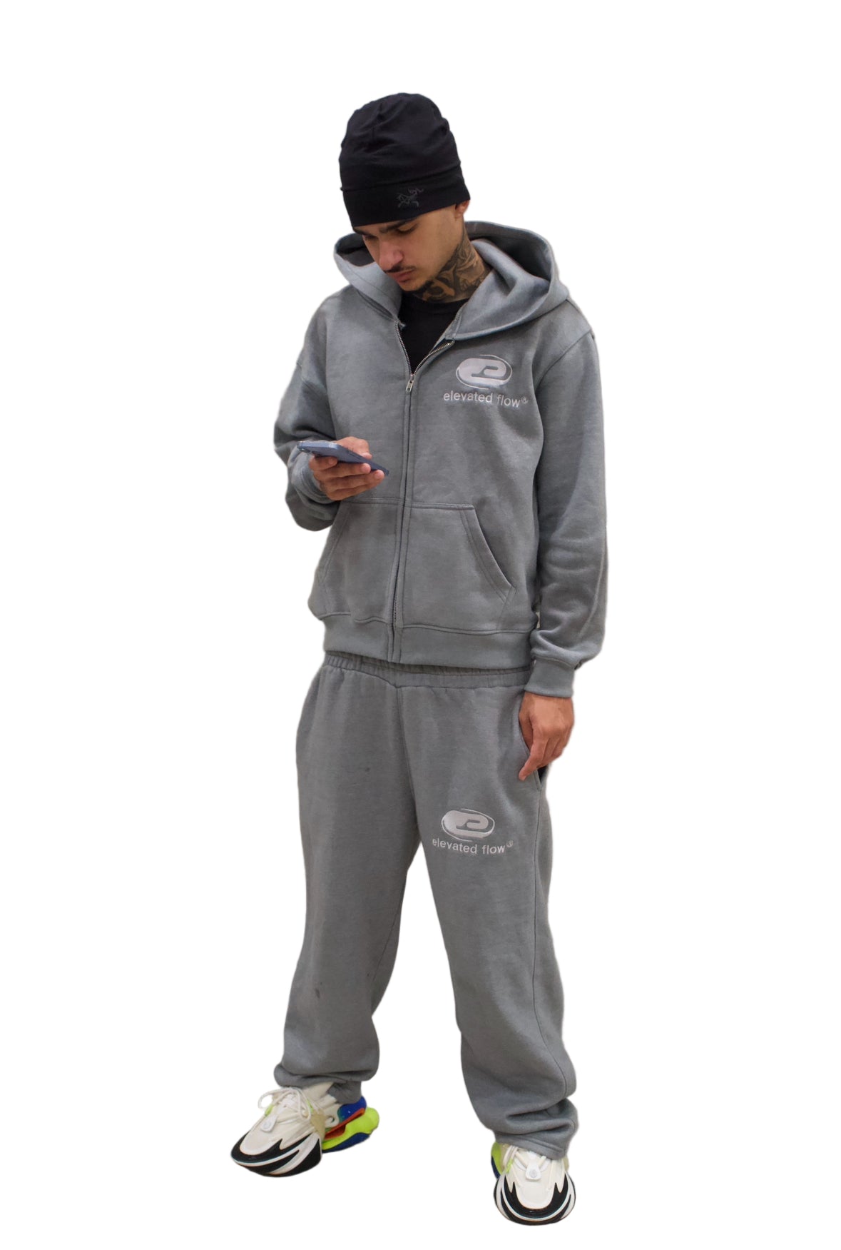 Elevated Essential Heavyweight Sweatsuits Grey