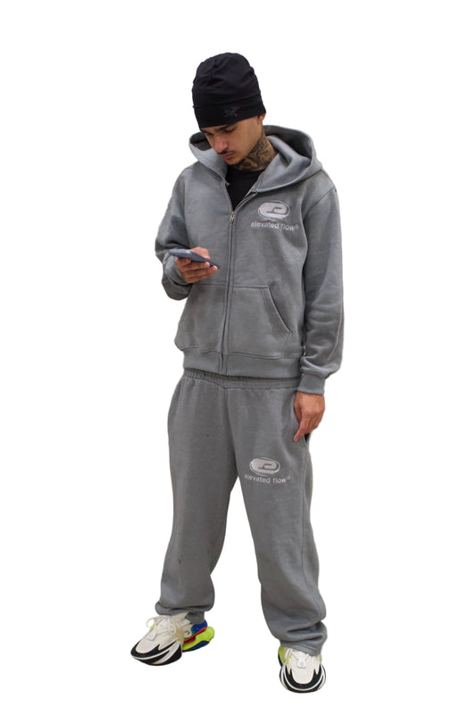 Elevated Essential Heavyweight Sweatsuits Grey