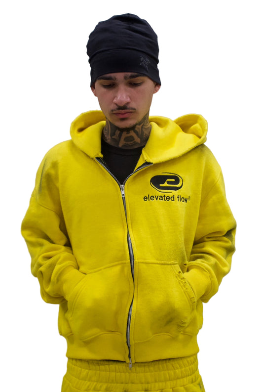 Elevated Essential Heavyweight Hoodie Yellow