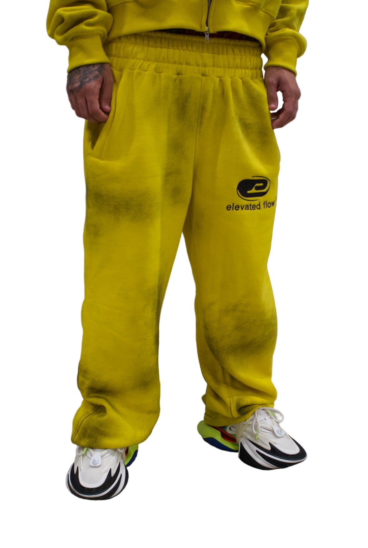 Elevated Essential Heavyweight Sweatsuits Yellow