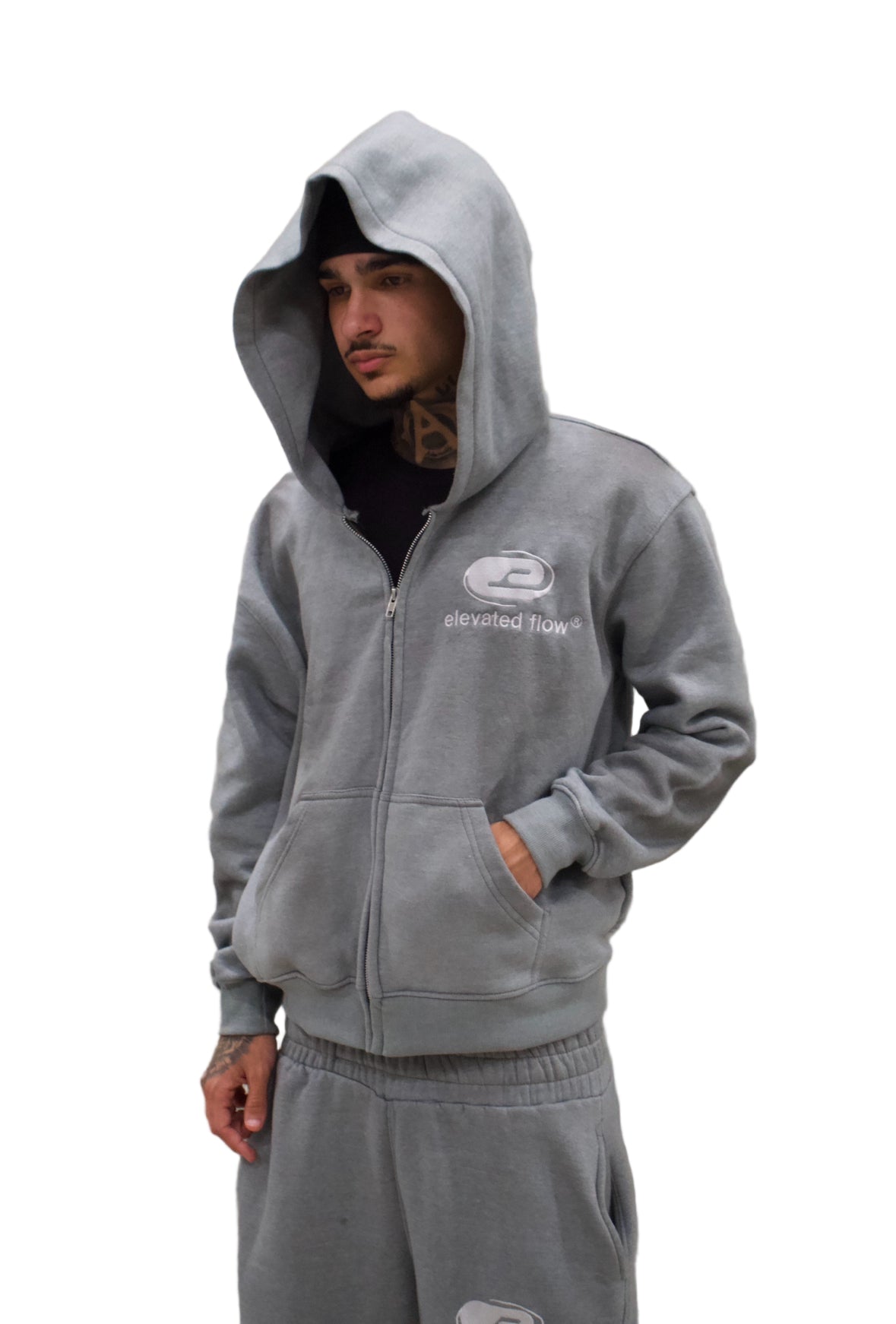 Elevated Essential Heavyweight Sweatsuits Grey