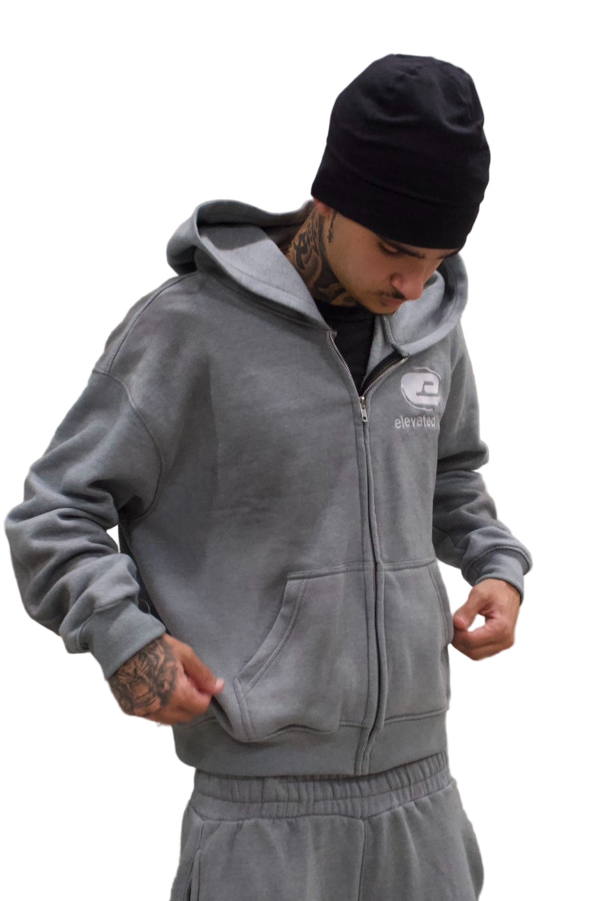 Elevated Essential Heavyweight Hoodie Grey